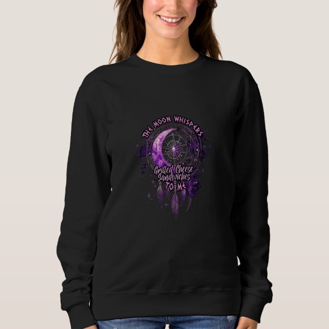 Camiseta Os Sussurros de Lua grelharam sanduíches de queijo (Frente)