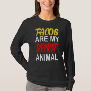 Camiseta Os Tacos São O Meu Espírito Animal, Animal Mexican
