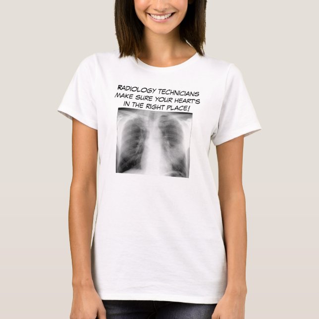 Camiseta Os técnicos da radiologia certificam-se… (Frente)