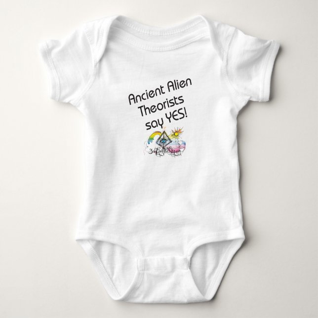 Camiseta Os teóricos estrangeiros antigos dizem sim! (Frente)