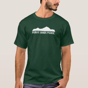Camiseta Os terrenos públicos satisfazem