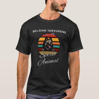 Camiseta Os Tervurens Belgas São O Meu Animal Espirituoso