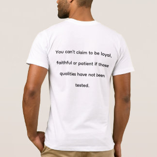 Camiseta Os testes