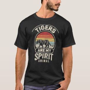 Camiseta Os Tigres Retro São O Meu Tigre Animal Espirituoso