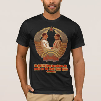 Camiseta Os tirano genocidas concordam com o controlo de