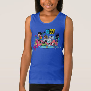 Camiseta Os titã adolescentes vão! aproximações Tentacl