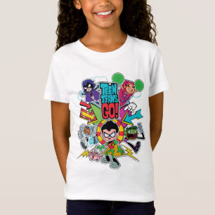 Camiseta Os titã adolescentes vão! gráfico da seta da