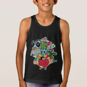 Camiseta Os titã adolescentes vão! gráfico do grupo da