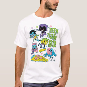 Camiseta Os titã adolescentes vão! gráfico Gnarly da piz