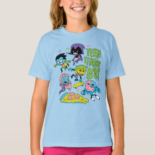 Camiseta Os titã adolescentes vão! gráfico Gnarly da piz