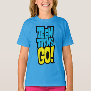 Camiseta Os titã adolescentes vão! logotipo de