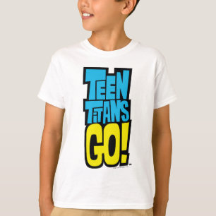 Camiseta Os titã adolescentes vão! logotipo de  