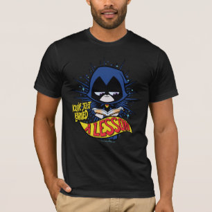 Camiseta Os titã adolescentes vão! O corvo de   "aprendeu