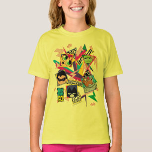 Camiseta Os titã adolescentes vão! os anos 90 retros de