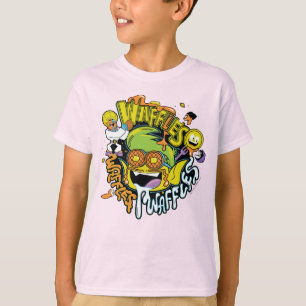 Camiseta Os titã adolescentes vão! Waffles do menino do