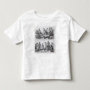 Camiseta Os trabalhadores aproximam a estação de correios