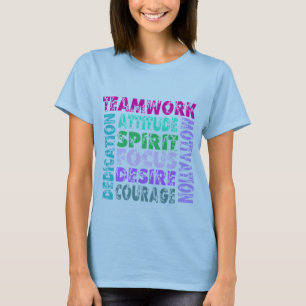 Camiseta Os trabalhos em equipe de VolleyChick