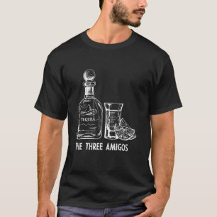 Camiseta Os Três Amigos Mexicanos, Tequila Drinker Alcoólic