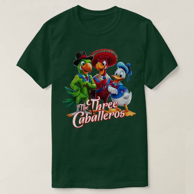 Camiseta Os Três Caballeros (Frente do Design)
