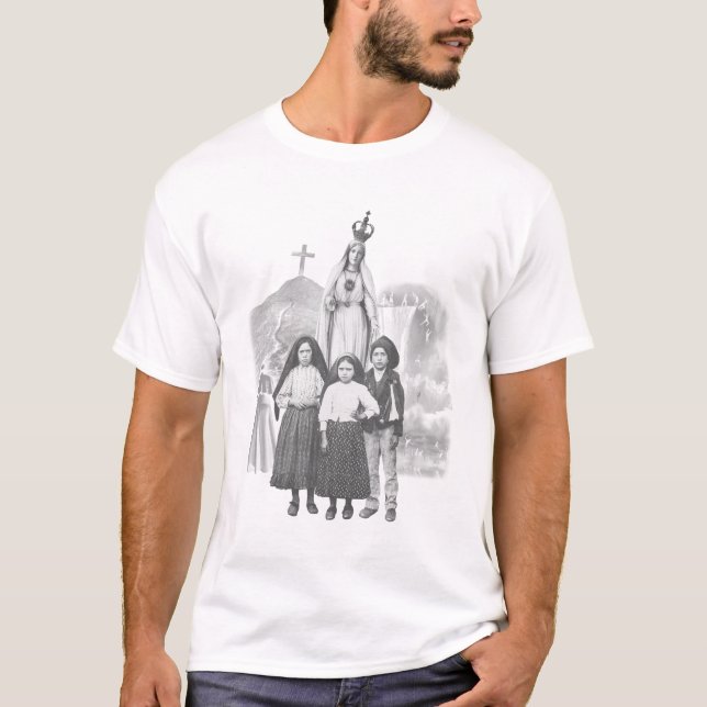 Camiseta Os Três Pequenos Pastores de Fátima (Frente)