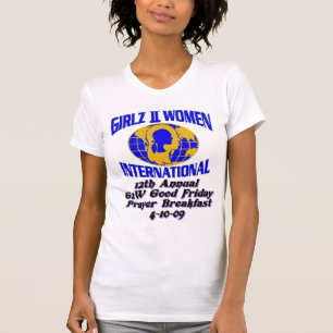 Camiseta Os Ts básicos das mulheres de G2WPB
