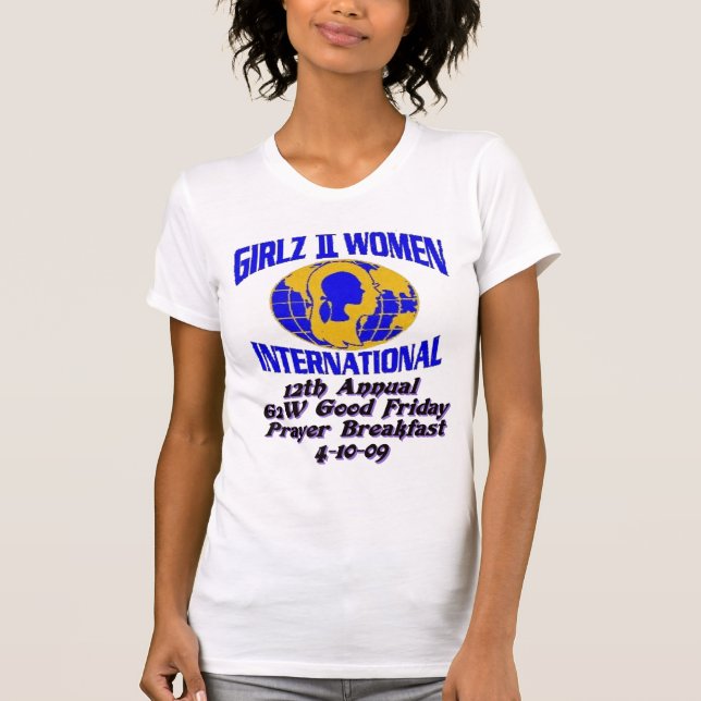 Camiseta Os Ts básicos das mulheres de G2WPB (Frente)
