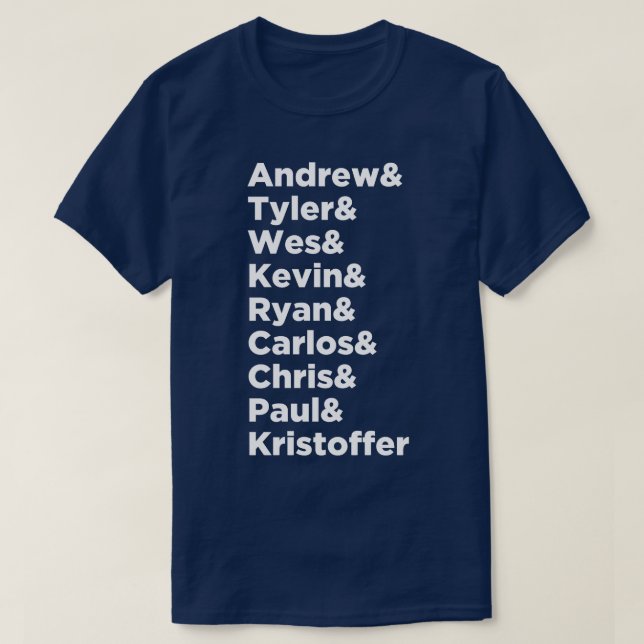 Camiseta Os últimos tipos de jantes natalinos (Frente do Design)