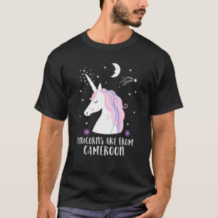 Camiseta Os Unicórnios São Do Orgulho Da Pátria Camarões