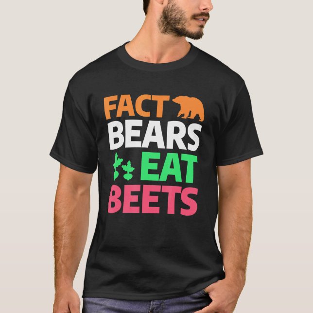 Camiseta Os Ursos De Fato Comem Beterraba Acampando A Cotaç (Frente)