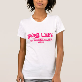 Camiseta Os valores familiares originais $17,95