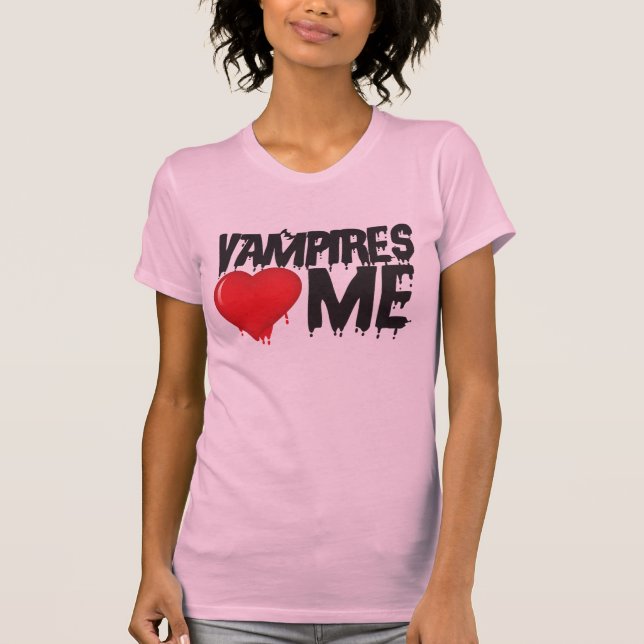 Camiseta Os vampiros me animam (Frente)