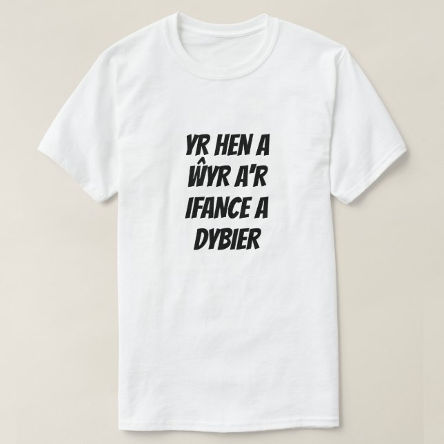 Camiseta Os velhos e os jovens sabem e assumem (Frente do Design)