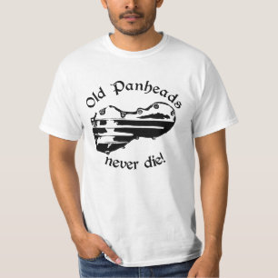 Camiseta Os velhos Panhead nunca morrem! Harley Biker