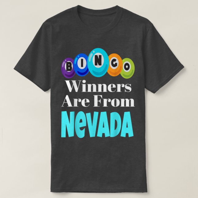 Camiseta Os Vencedores Do Bingo São Da Caixa Noturna De Jog (Frente do Design)