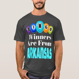 Camiseta Os Vencedores Do Bingo São Da Noite De Jogo Funny 