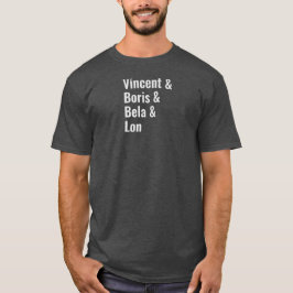 Camiseta Os Verdadeiros Filmes de Horror Gótico.