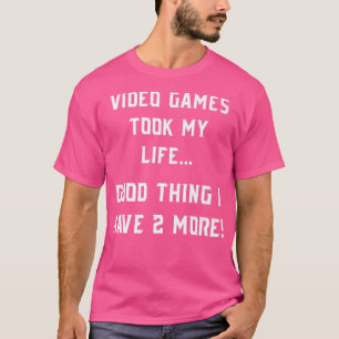 Camiseta Os videos games Engraçaram Minha Vida
