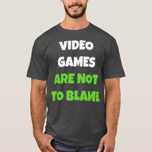 Camiseta Os videos games Não São Culpados