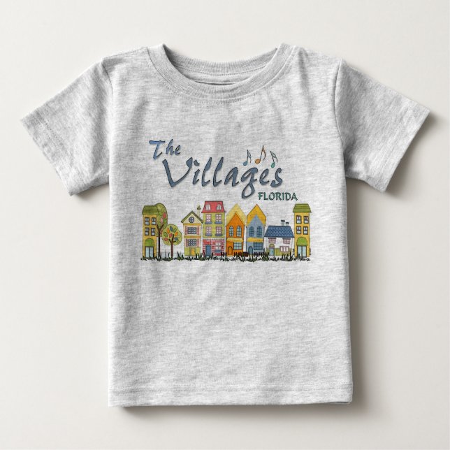 Camiseta Os vilarejos da florida comunidade de bebês (Frente)