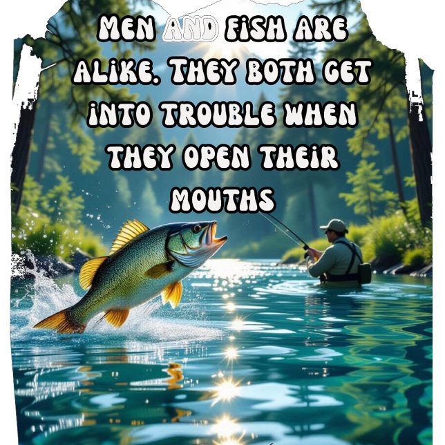 Camiseta Os Vintage Men e Fish são parecidos (Criador carregado)