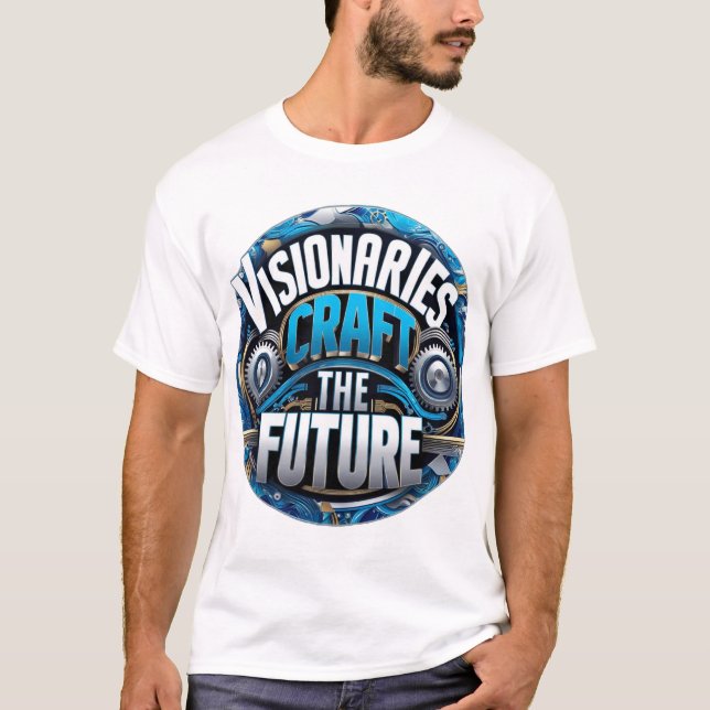 Camiseta Os visionários Artesanato o futuro (Frente)