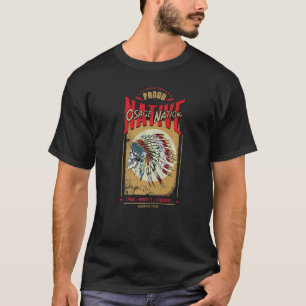 Camiseta Osage Nation Native American Warribe