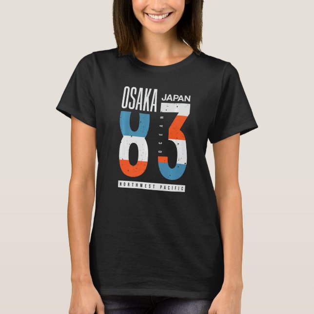 Camiseta Osaka Japan 83 Ocean North West Pacific   (Frente)