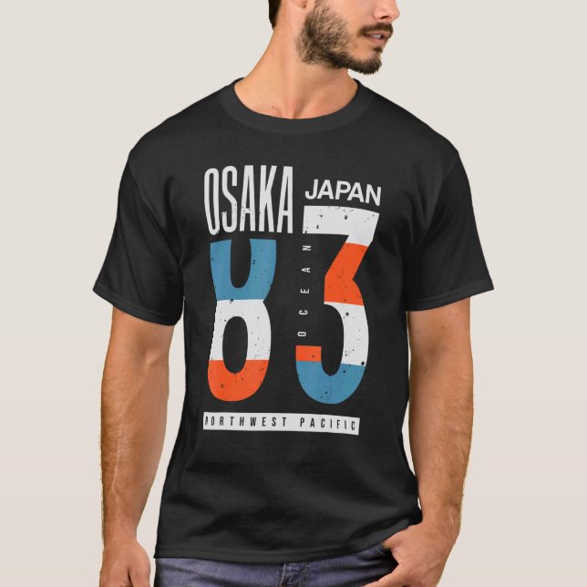 Camiseta Osaka Japão 83 Oceano Pacífico Noroeste (Frente)