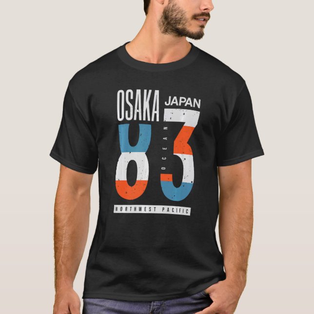 Camiseta Osaka Japão 83 Oceano Pacífico Noroeste (Frente)