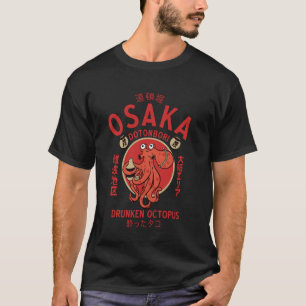 Camiseta Osaka Japão Dotonbori Polvo Embriagado