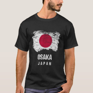 Camiseta Osaka Japão Férias Bandeira Japonesa Vergonha