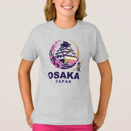 Camiseta Osaka Japão Flores de Cerejeira