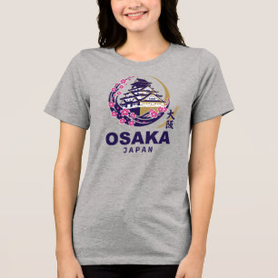 Camiseta Osaka Japão Flores de Cerejeira