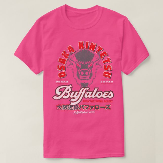 Camiseta Osaka Kintetsu Buffaloes (Frente do Design)